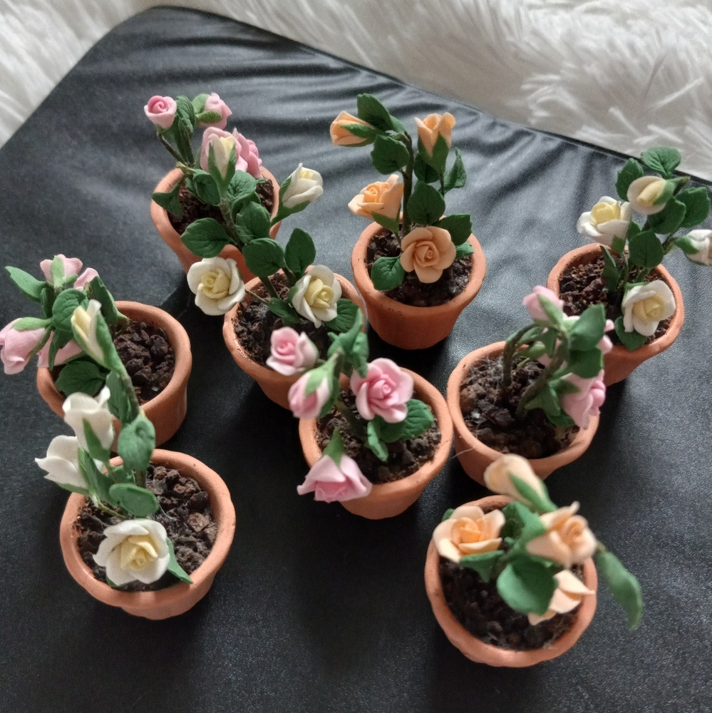 NWOT Miniature Flower Pots